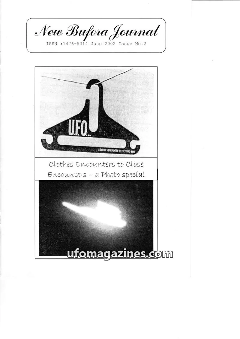 Cover of BUFORA - 2002-2005 New BUFORA Journal issue No.2: New Bufora Journal