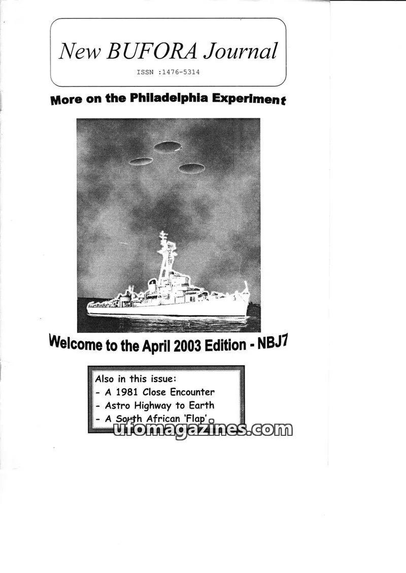 Cover of BUFORA - 2002-2005 New BUFORA Journal issue No.7: New BUFORA Journal
