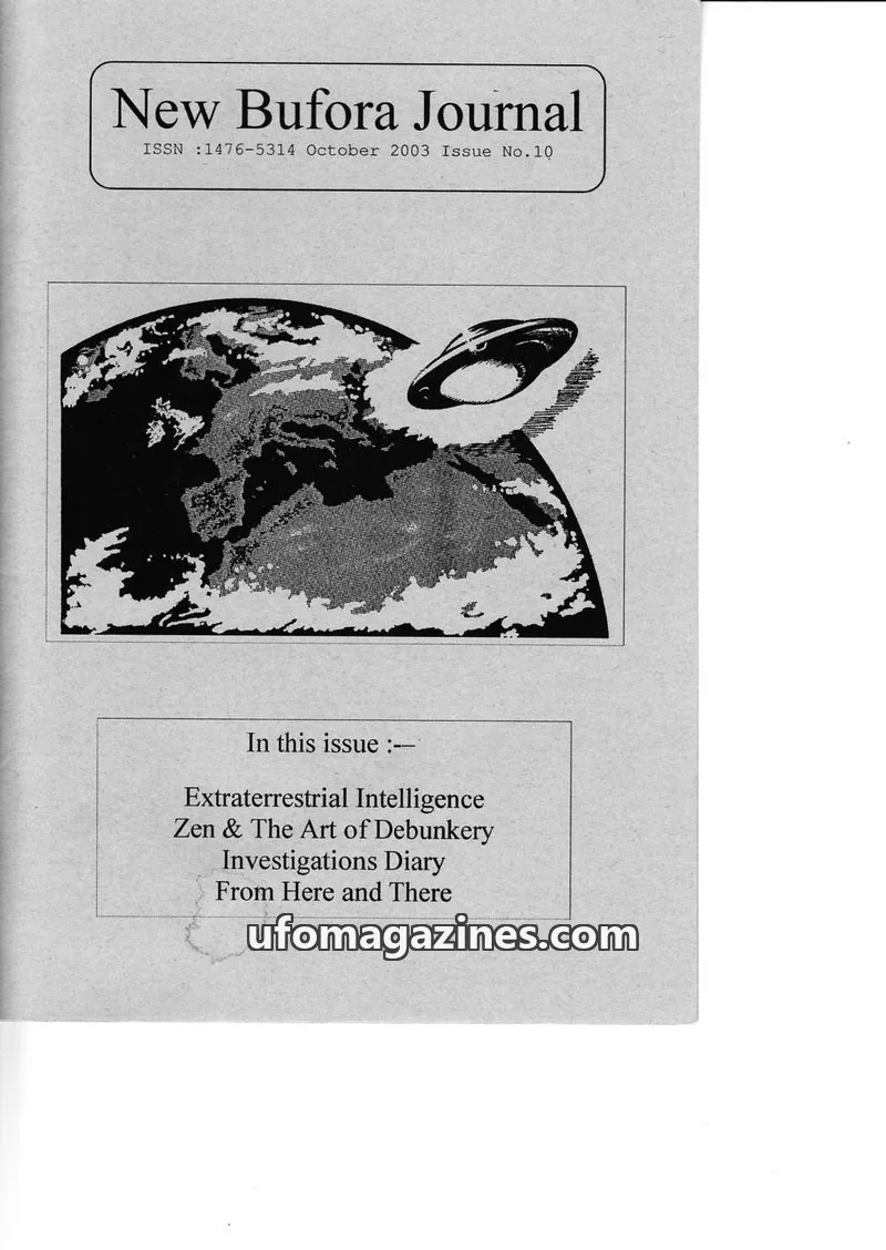 Cover of BUFORA - 2002-2005 New BUFORA Journal issue No.10: New Bufora Journal