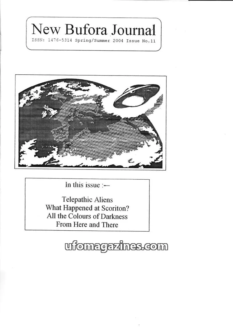 Cover of BUFORA - 2002-2005 New BUFORA Journal issue No.11: New Bufora Journal