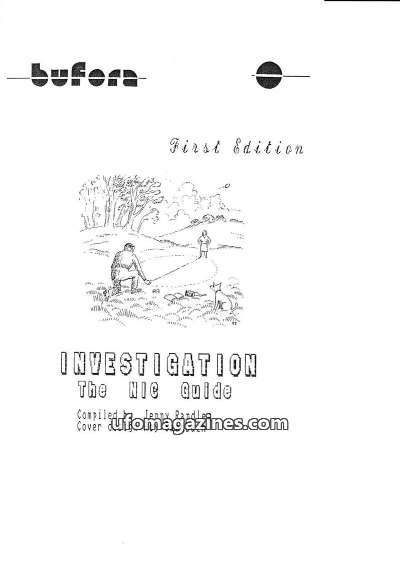 Cover of BUFORA issue First Edition: BUFORA
