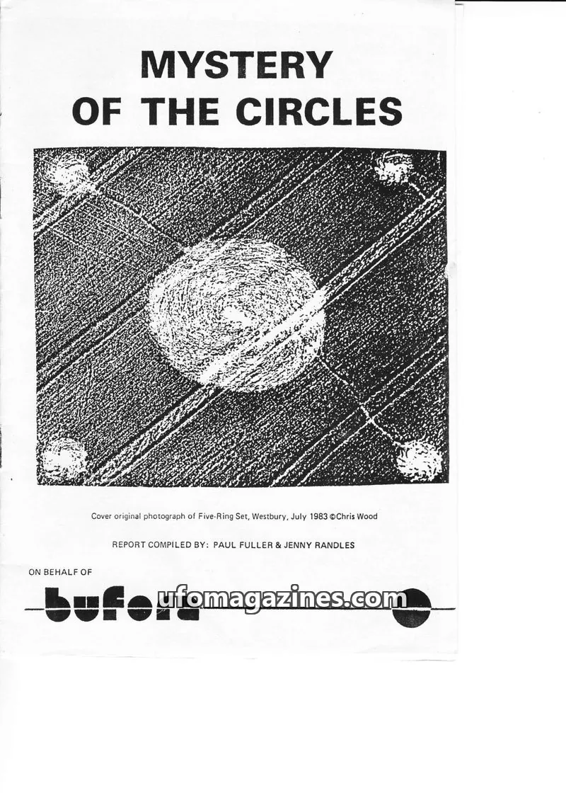 Cover of BUFORA issue Vol 3 No 2: MYSTERY OF THE CIRCLES