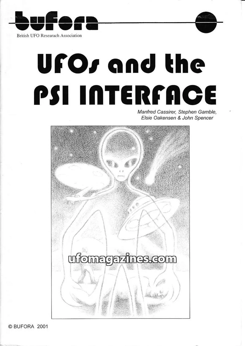 Cover of BUFORA - RESEARCH BOOKS & STUDIES issue First Edition: UFOs and the PSI INTERFACE