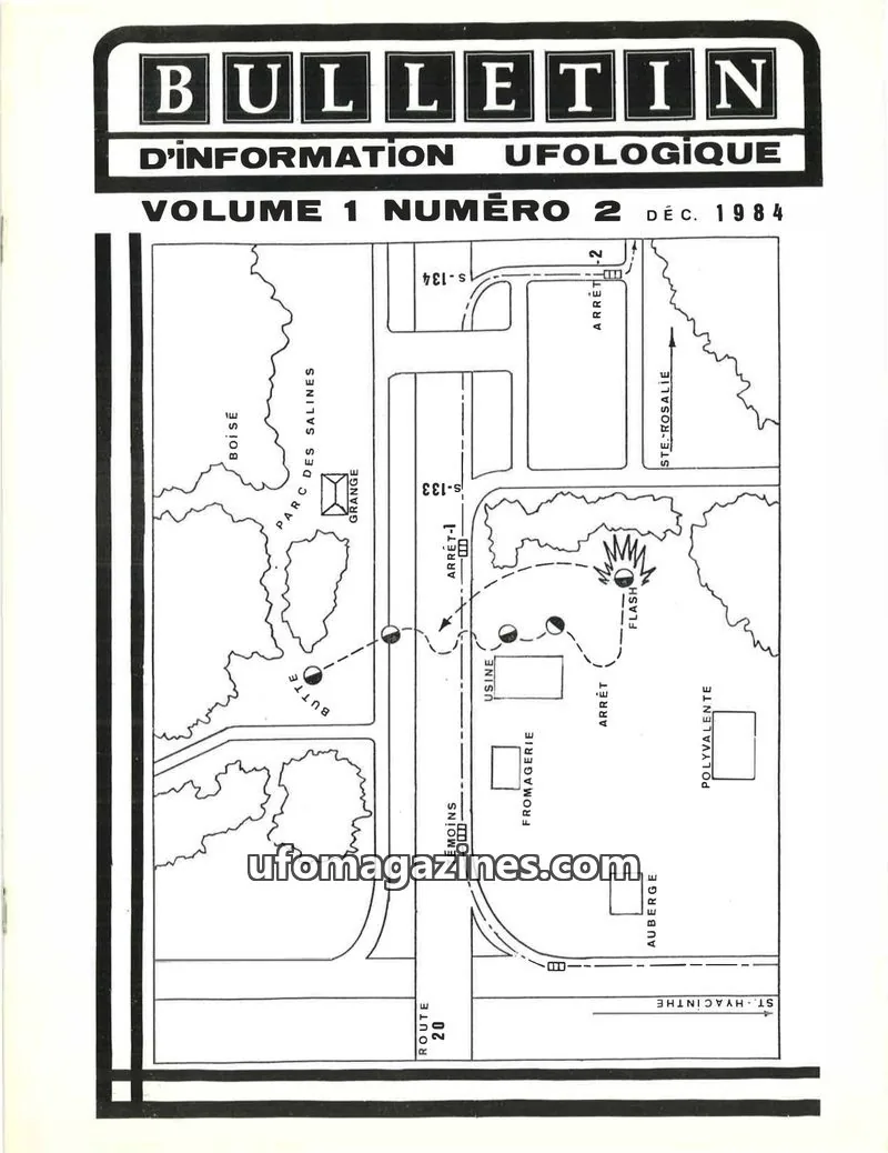 Cover of CCOI issue NUMÉRO 2: BULLETIN D'INFORMATION UFOLOGIQUE