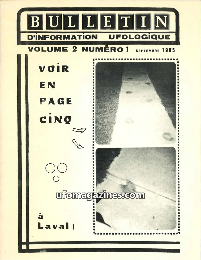Cover of CCOI issue NUMÉRO 1: BULLETIN D'INFORMATION UFOLOGIQUE