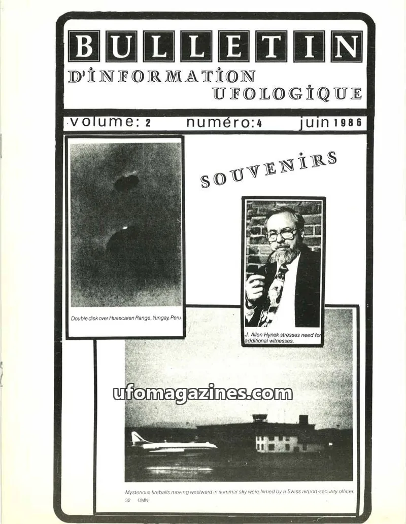 Cover of CCOI issue 4: BULLETIN D'INFORMATION UFOLOGIQUE