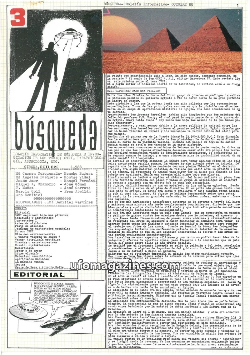 Cover of BUSQUEDA issue 3: BUSQUEDA