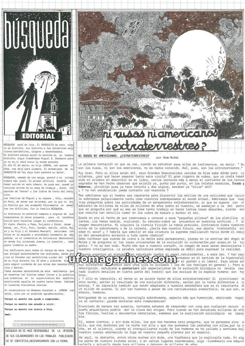 Cover of Busqueda Boletin issue 33: búsqueda
