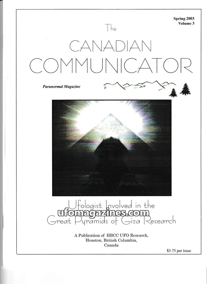 Cover of Canadian Communicator (Brian Vike) issue Volume 3: The CANADIAN COMMUNICATOR