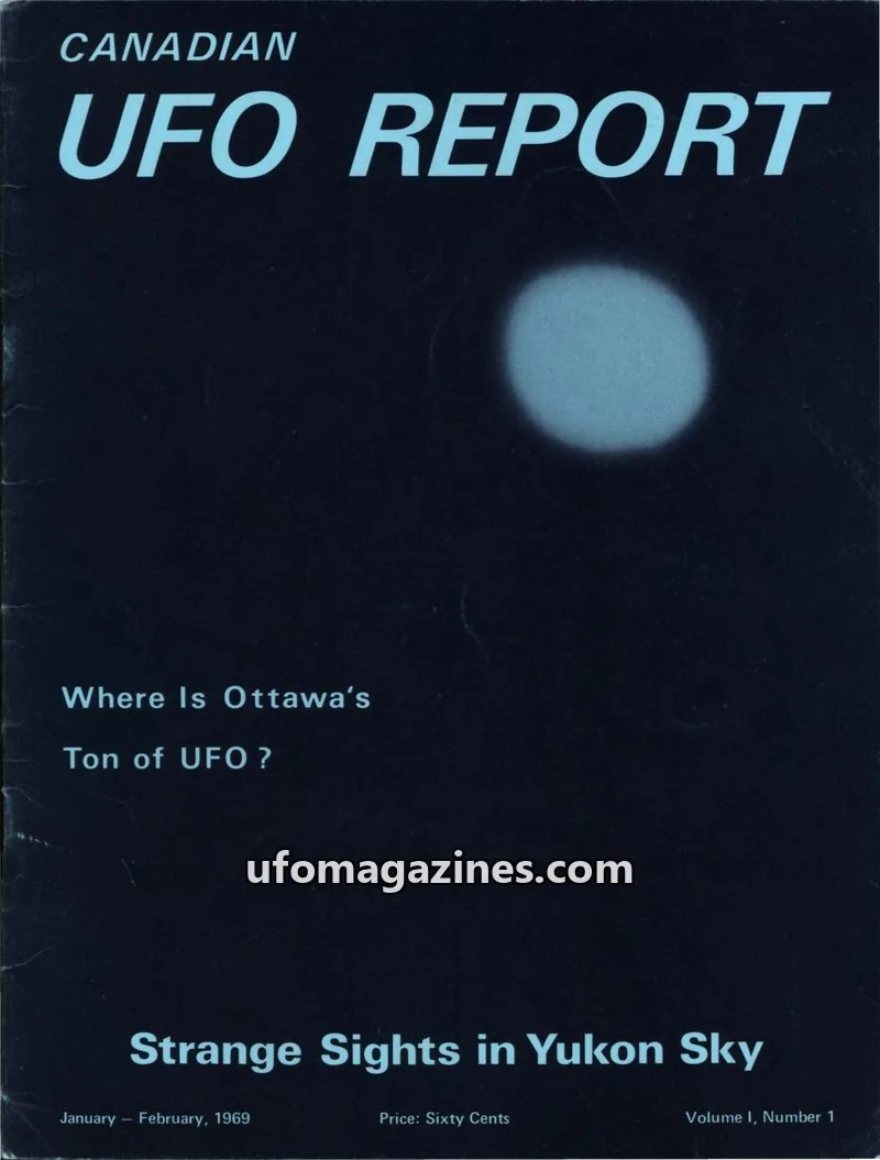 Cover of Canadian UFO Report (Magor) issue Volume I, Number 1: CANADIAN UFO REPORT