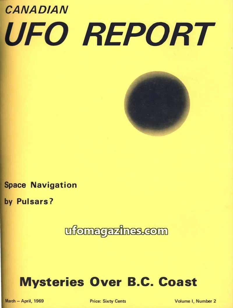 Cover of Canadian UFO Report (Magor) issue Volume I, Number 2: CANADIAN UFO REPORT