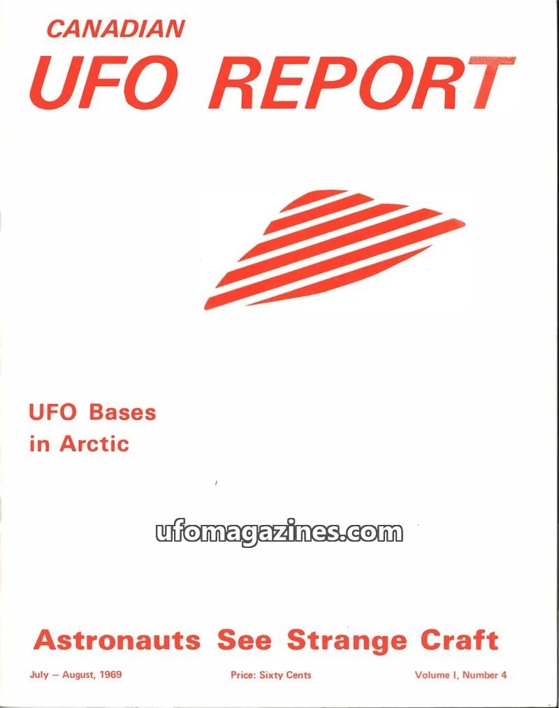 Cover of Canadian UFO Report (Magor) issue Volume I, Number 4: CANADIAN UFO REPORT