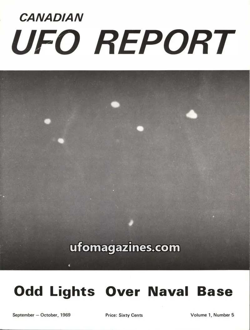 Cover of Canadian UFO Report (Magor) issue Number 5: CANADIAN UFO REPORT