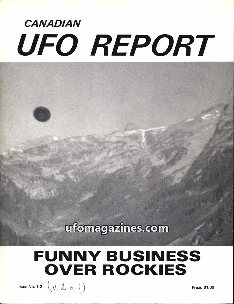 Cover of Canadian UFO Report (Magor) issue 1-2: CANADIAN UFO REPORT