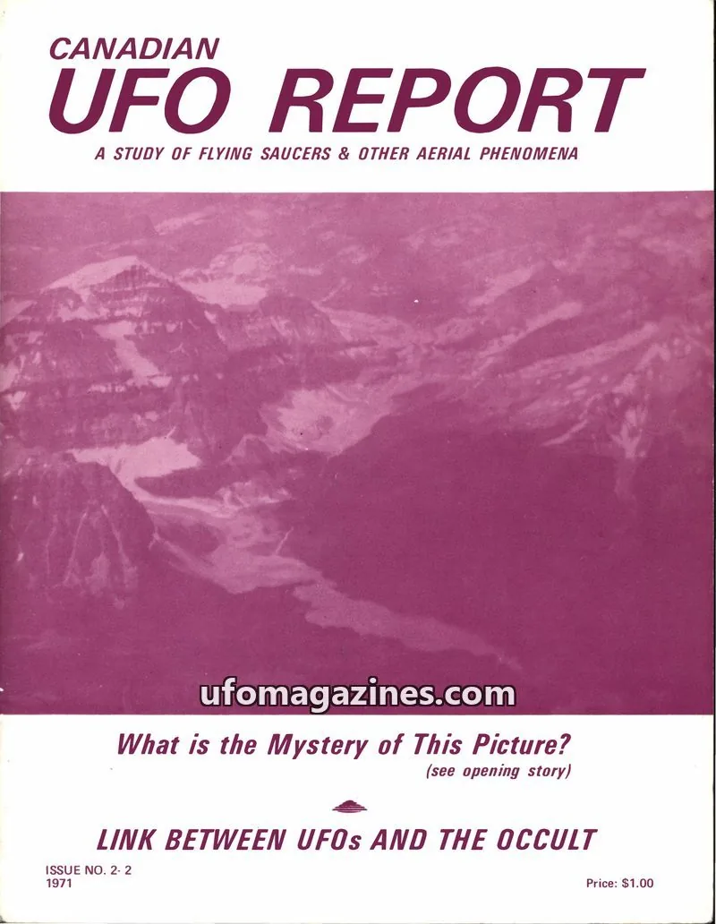 Cover of Canadian UFO Report (Magor) issue NO. 2-2: CANADIAN UFO REPORT