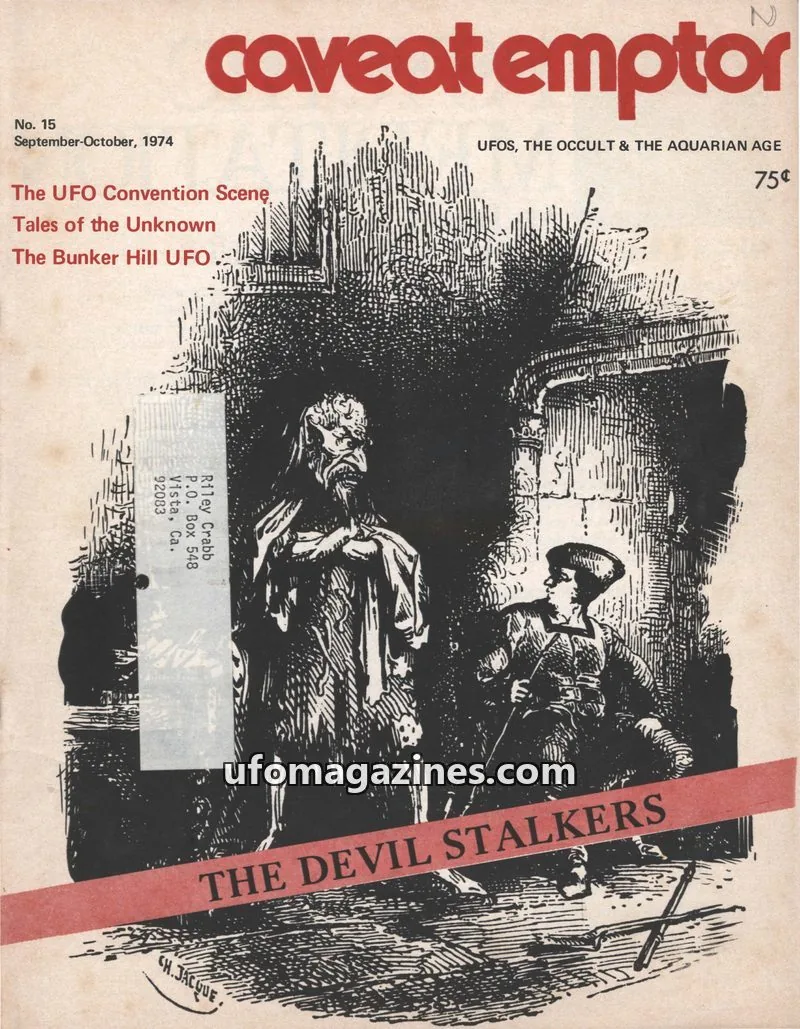 Cover of Caveat Emptor issue No. 15: caveat emptor