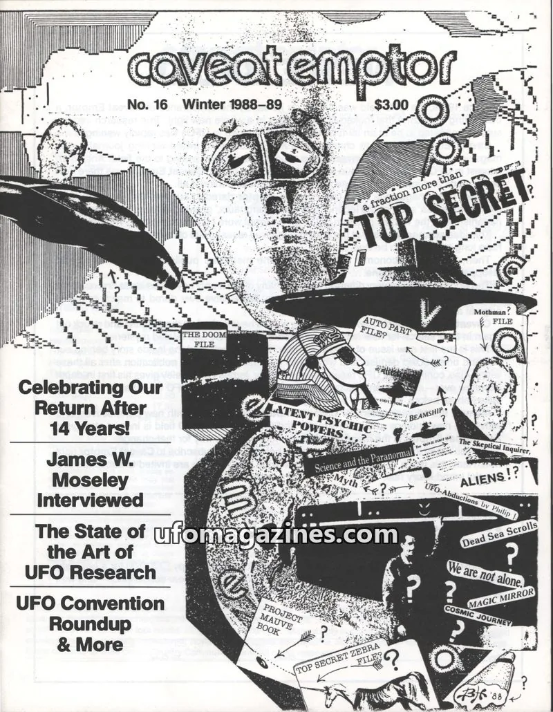Cover of Caveat Emptor issue No. 16: caveat emptor