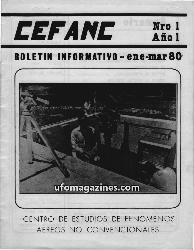Cover of CEFANC Boletin Informativo issue 1: CEFANC