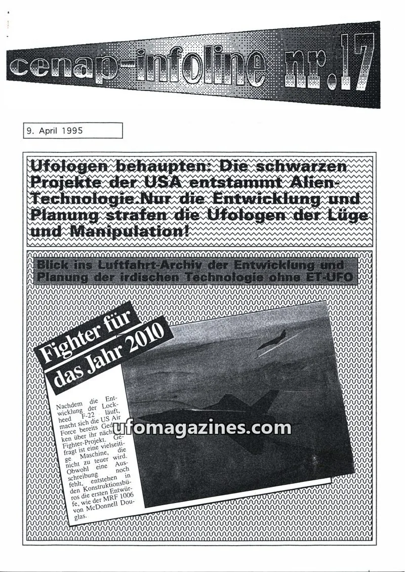Cover of CENAP Infoline (CENAP) issue nr.17: cenap-infoline