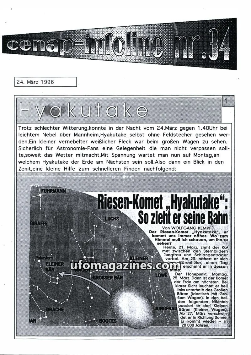 Cover of CENAP Infoline (CENAP) issue nr. 34: cenap-infoline