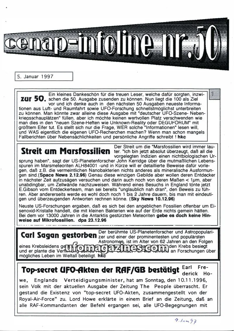 Cover of CENAP Infoline (CENAP) issue nr.50: cemap-infoline