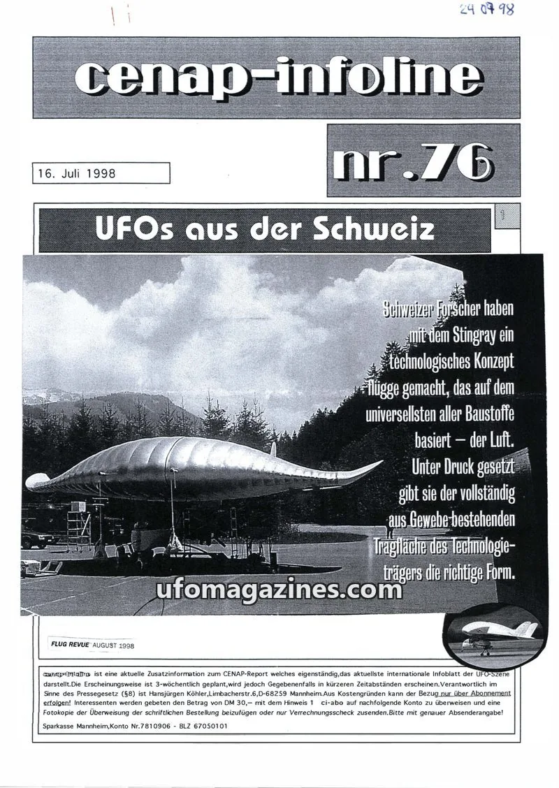 Cover of CENAP Infoline (CENAP) issue 76: cenap-infoline