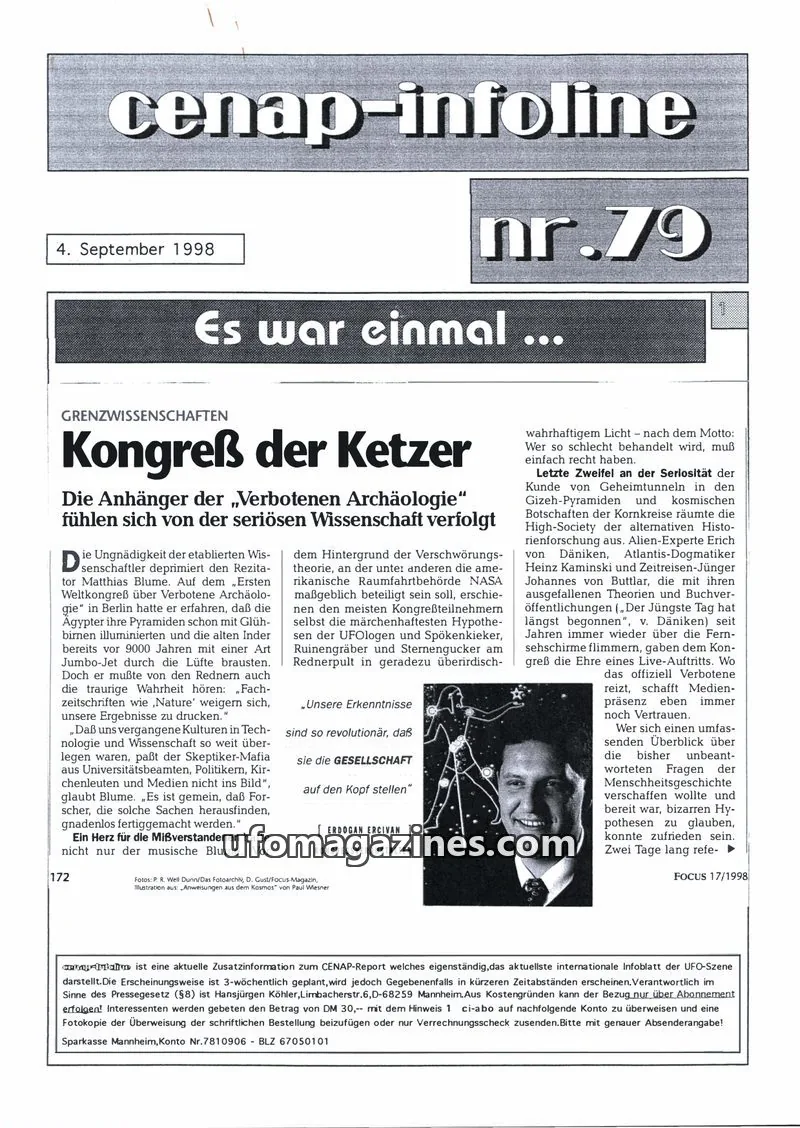 Cover of CENAP Infoline (CENAP) issue 79: cenap-infoline
