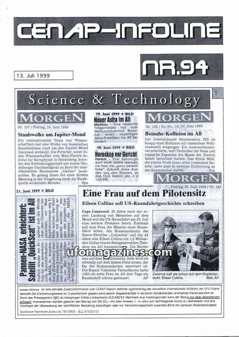 Cover of CENAP issue 94: CENAP-INFOLINE