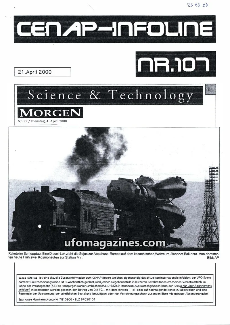 Cover of CENAP Infoline (CENAP) issue 79: MORGEN