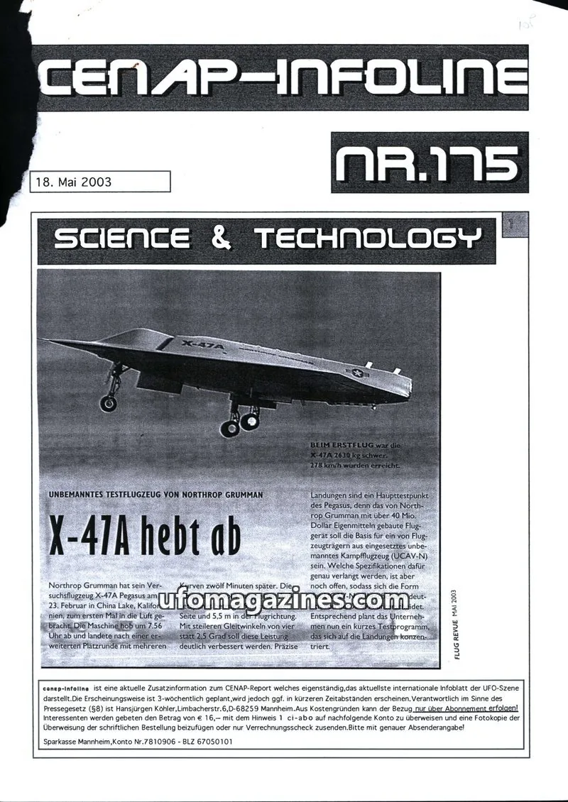 Cover of CENAP issue 175: CENAP-INFOLINE