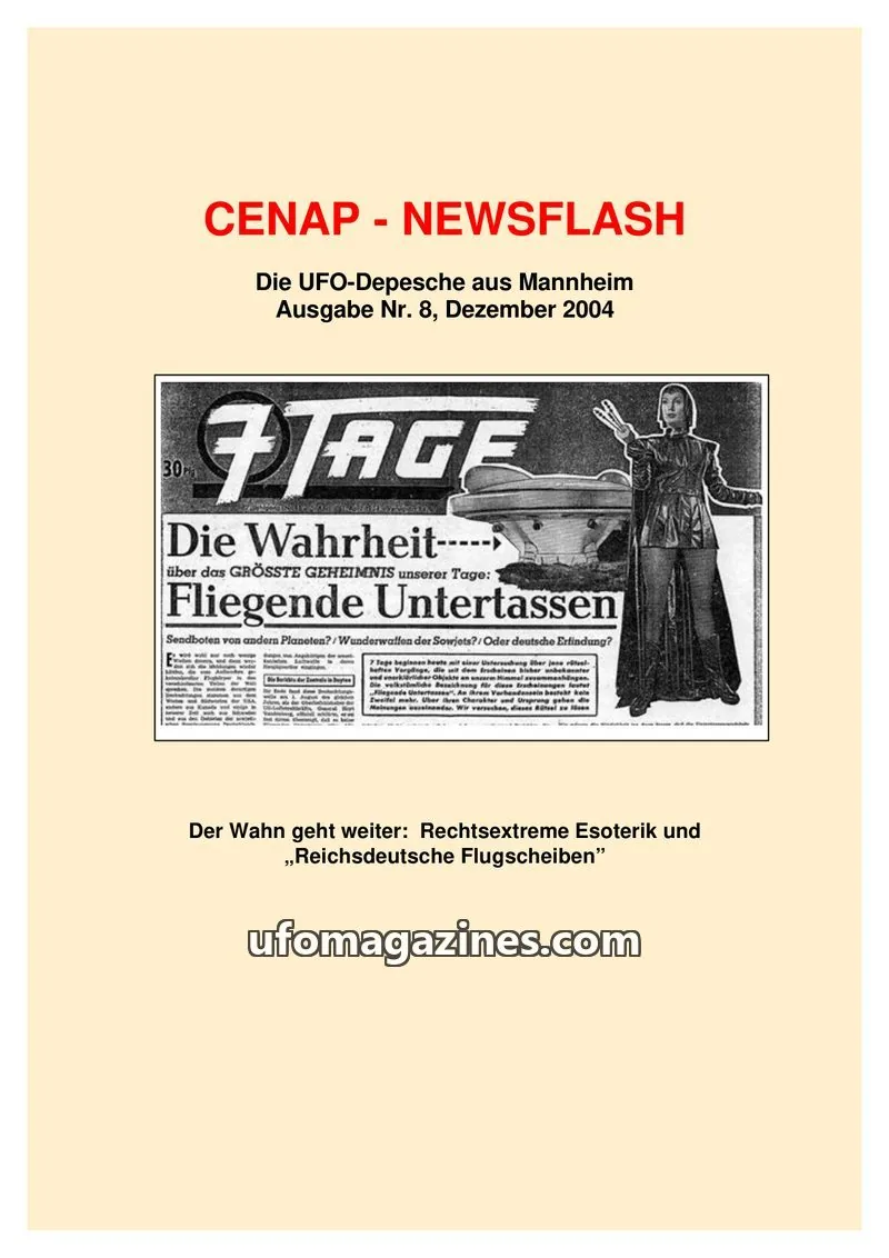 Cover of CENAP issue Nr. 8: CENAP - NEWSFLASH