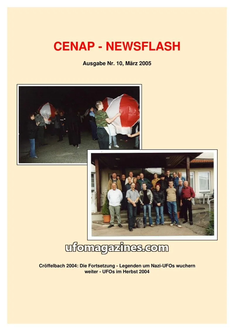 Cover of CENAP issue 10: CENAP - NEWSFLASH