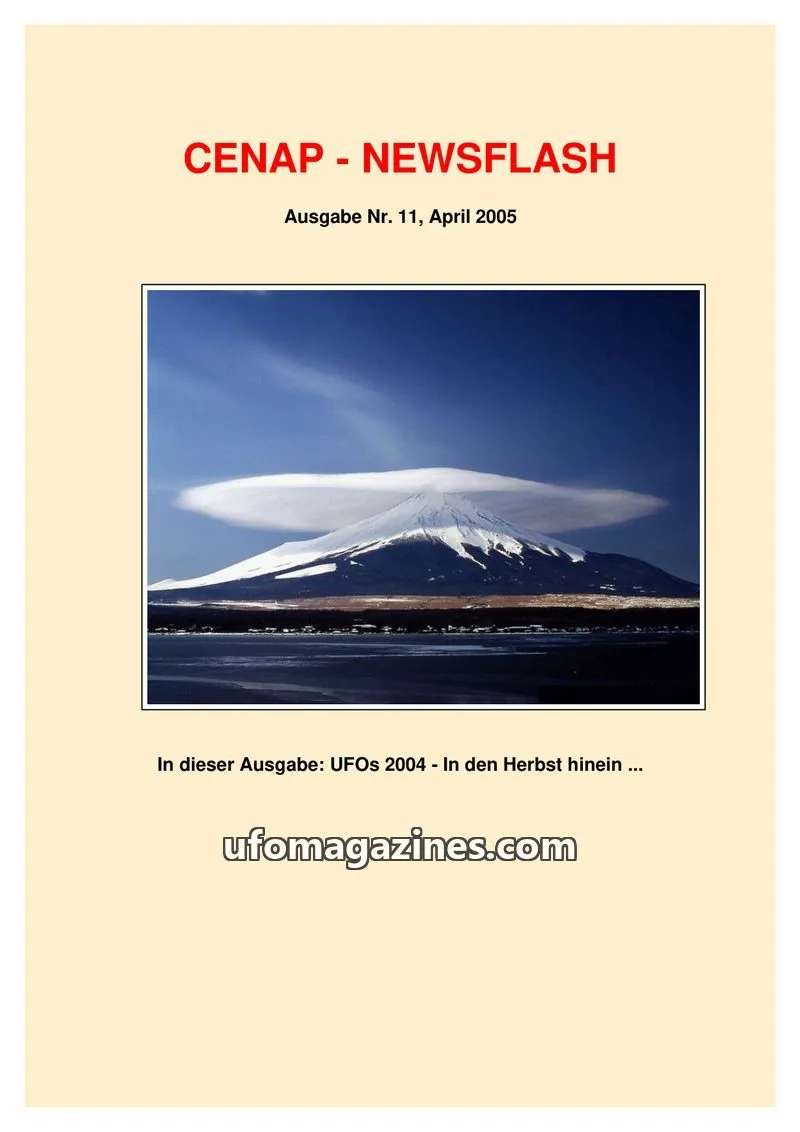 Cover of CENAP issue 11: CENAP - NEWSFLASH