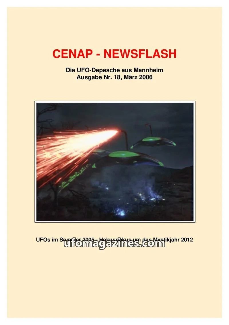Cover of CENAP issue Nr. 18: CENAP - NEWSFLASH