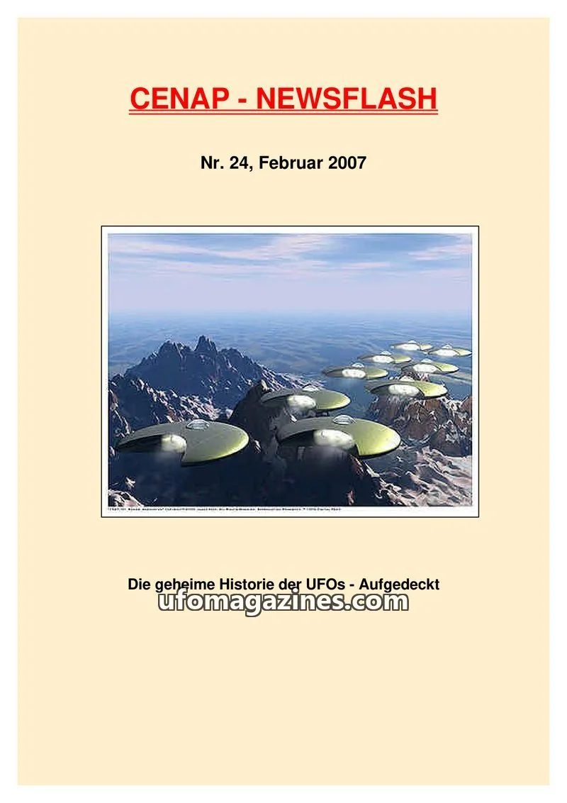 Cover of CENAP issue 24: CENAP - NEWSFLASH