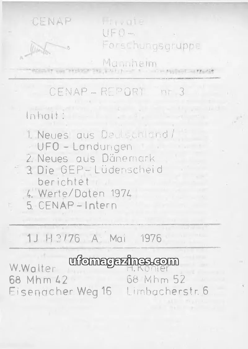 Cover of CENAP Report (CENAP) issue 3: CENAP - REPORT
