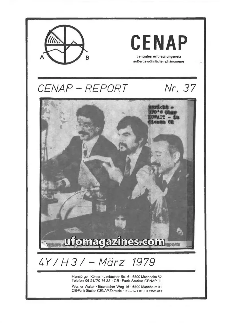 Cover of CENAP issue 37: CENAP - REPORT