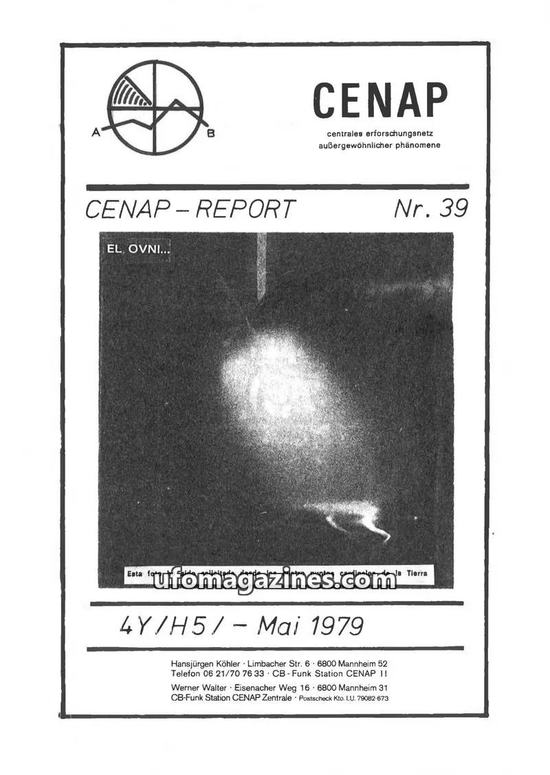 Cover of CENAP issue Nr. 39: CENAP – REPORT
