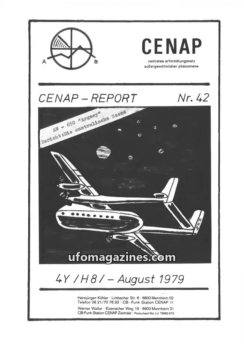 Cover of CENAP issue Nr. 42: CENAP - REPORT