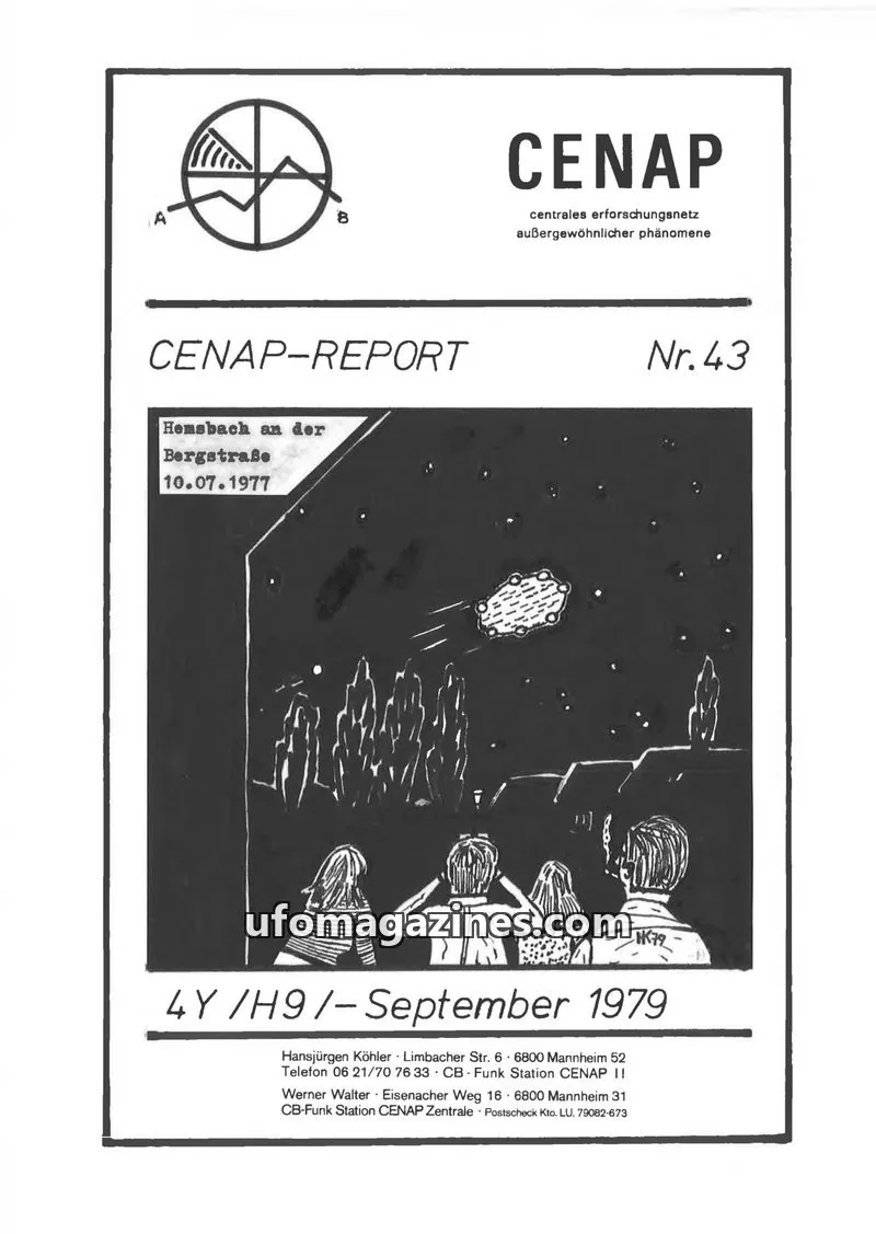Cover of CENAP issue Nr.43: CENAP-REPORT