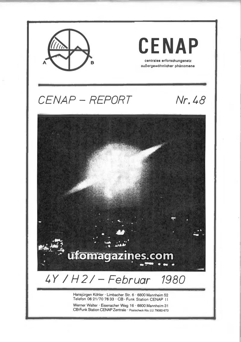 Cover of CENAP issue 48: CENAP - REPORT