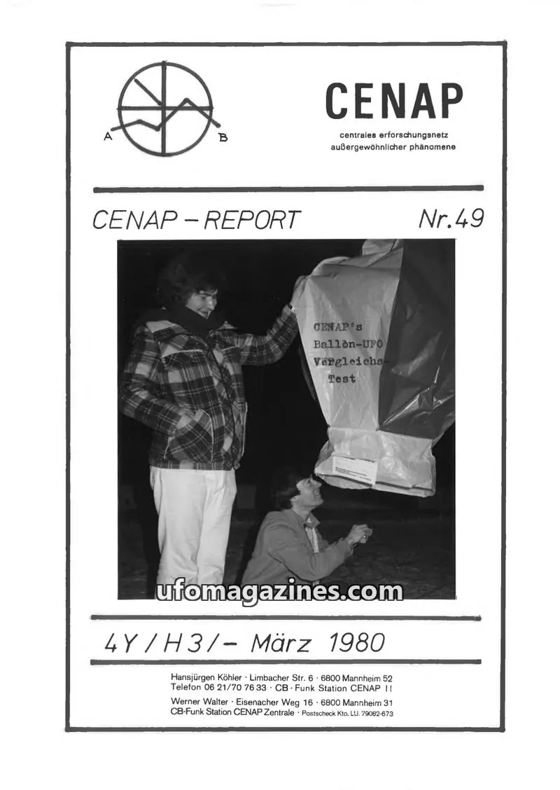Cover of CENAP issue Nr.49: CENAP - REPORT