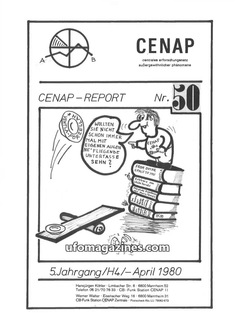 Cover of CENAP issue 50: CENAP-REPORT