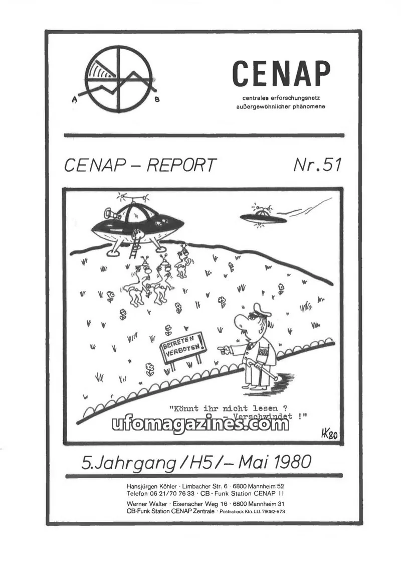 Cover of CENAP issue Nr.51: CENAP - REPORT