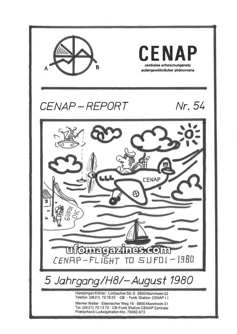 Cover of CENAP issue Nr. 54: CENAP-REPORT