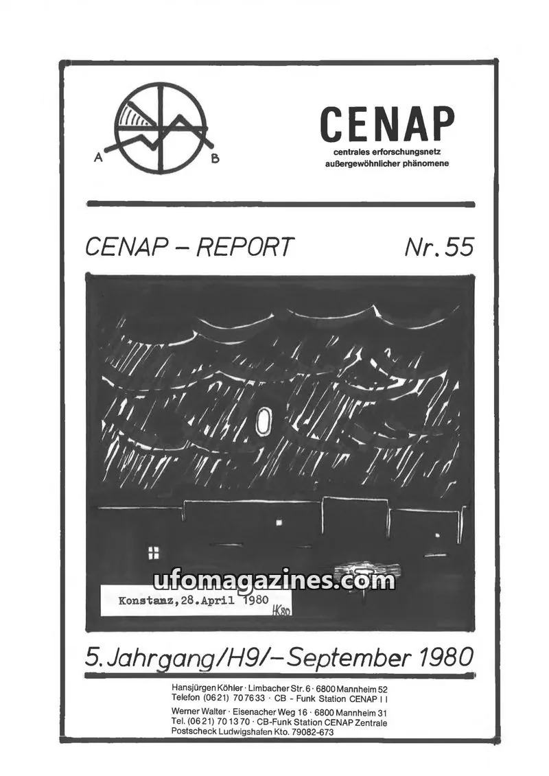 Cover of CENAP issue Nr. 55: CENAP - REPORT