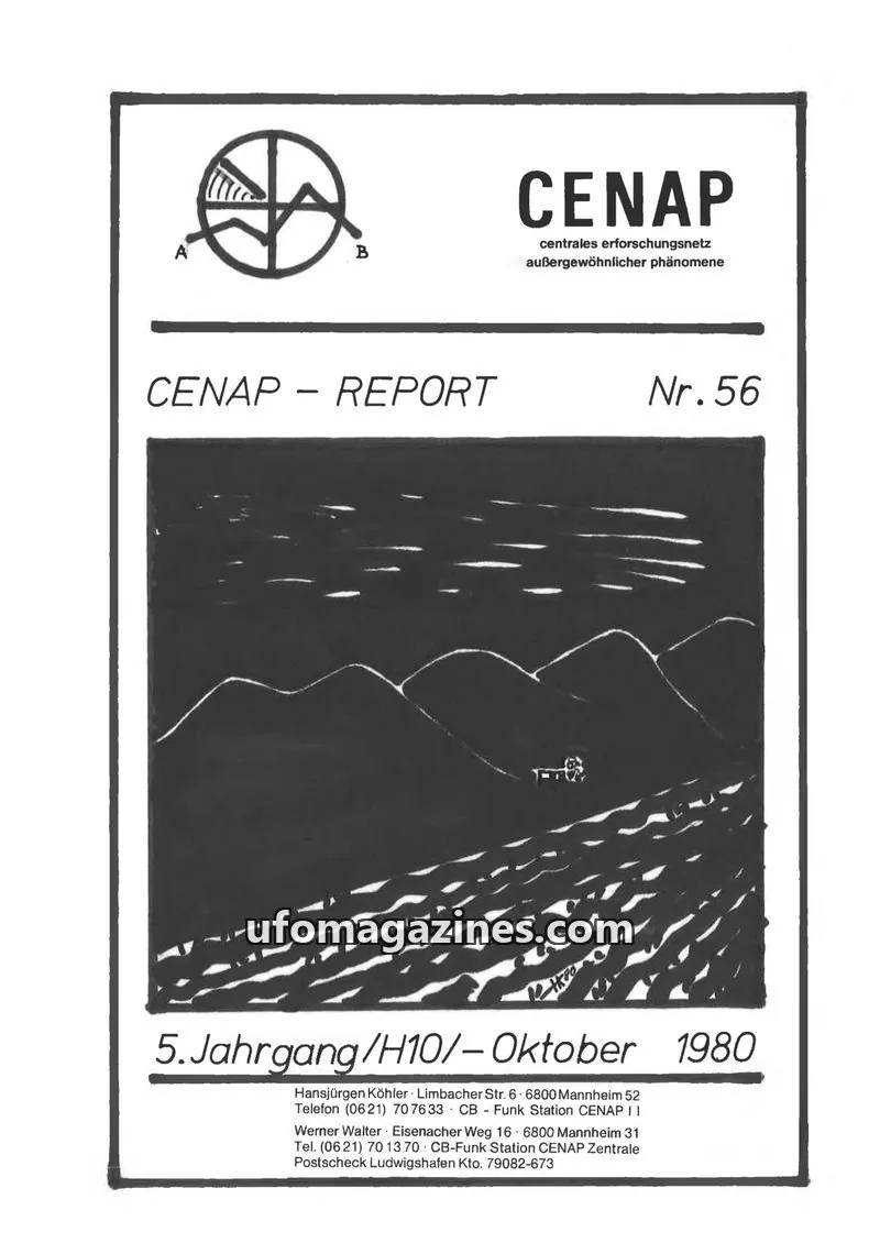 Cover of CENAP issue Nr. 56: CENAP - REPORT
