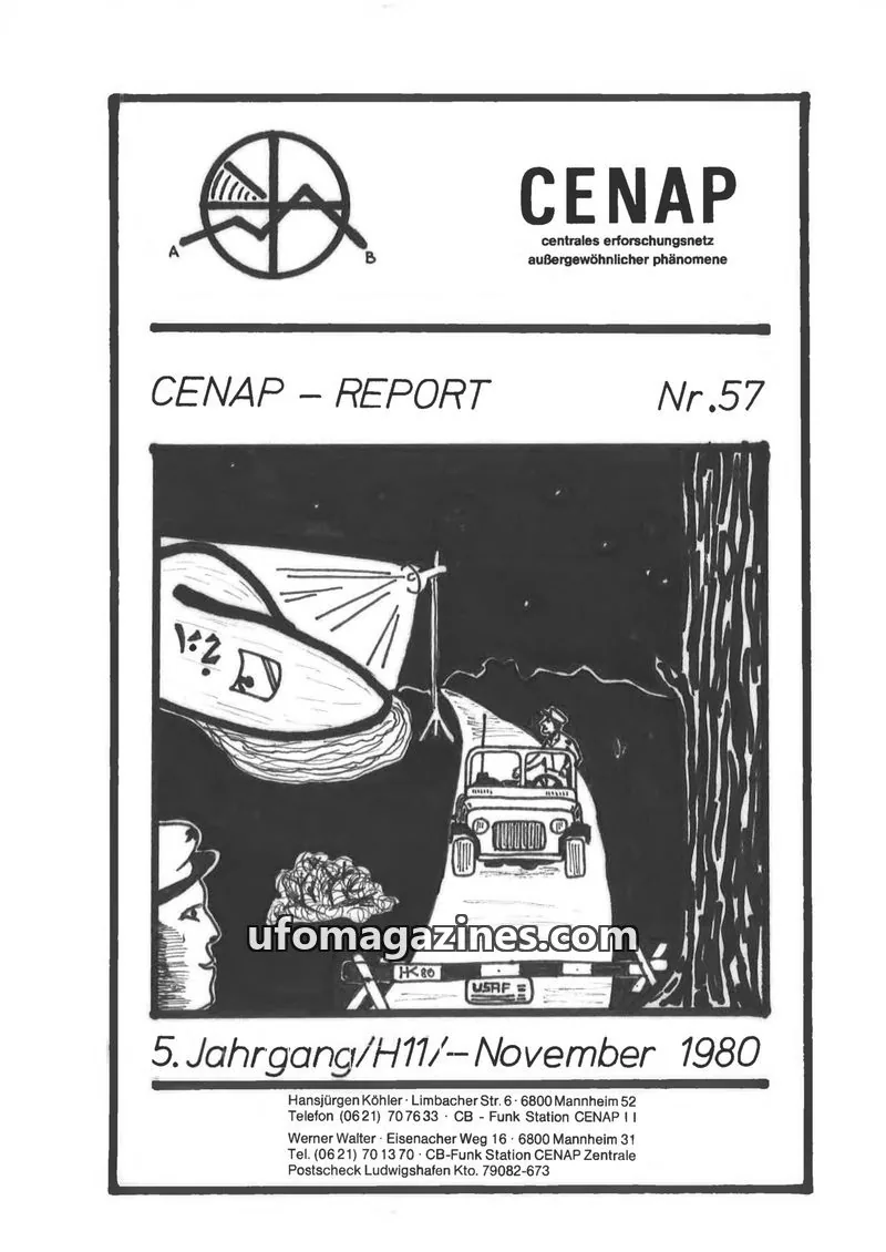 Cover of CENAP issue Nr. 57: CENAP - REPORT