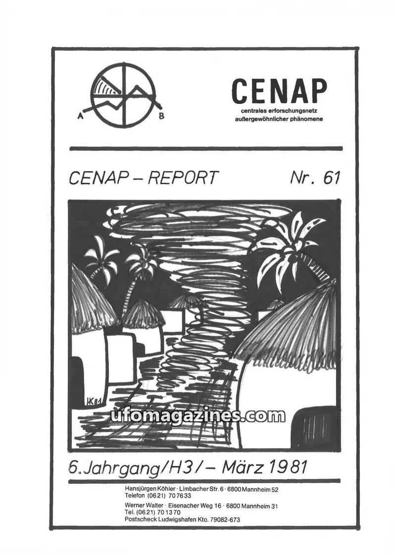 Cover of CENAP issue 61: CENAP – REPORT