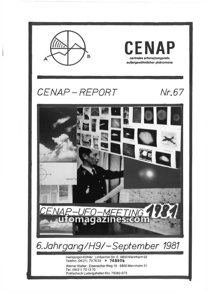 Cover of CENAP issue Nr.67: CENAP - REPORT